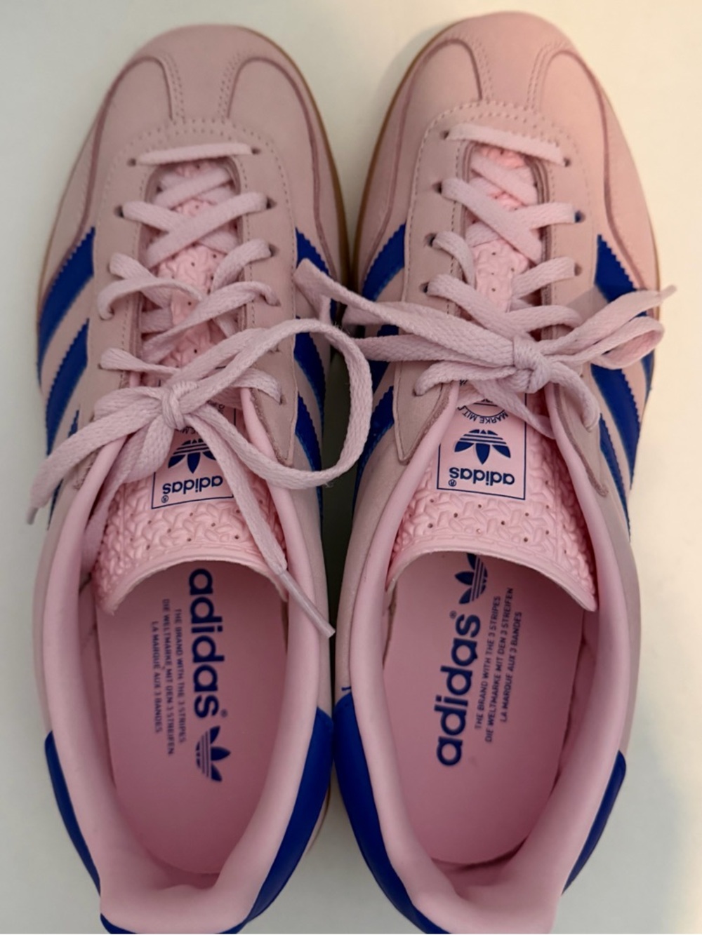 adidas Originals Pink and Blue Women's Athletic Shoes - Picture 2 of 7